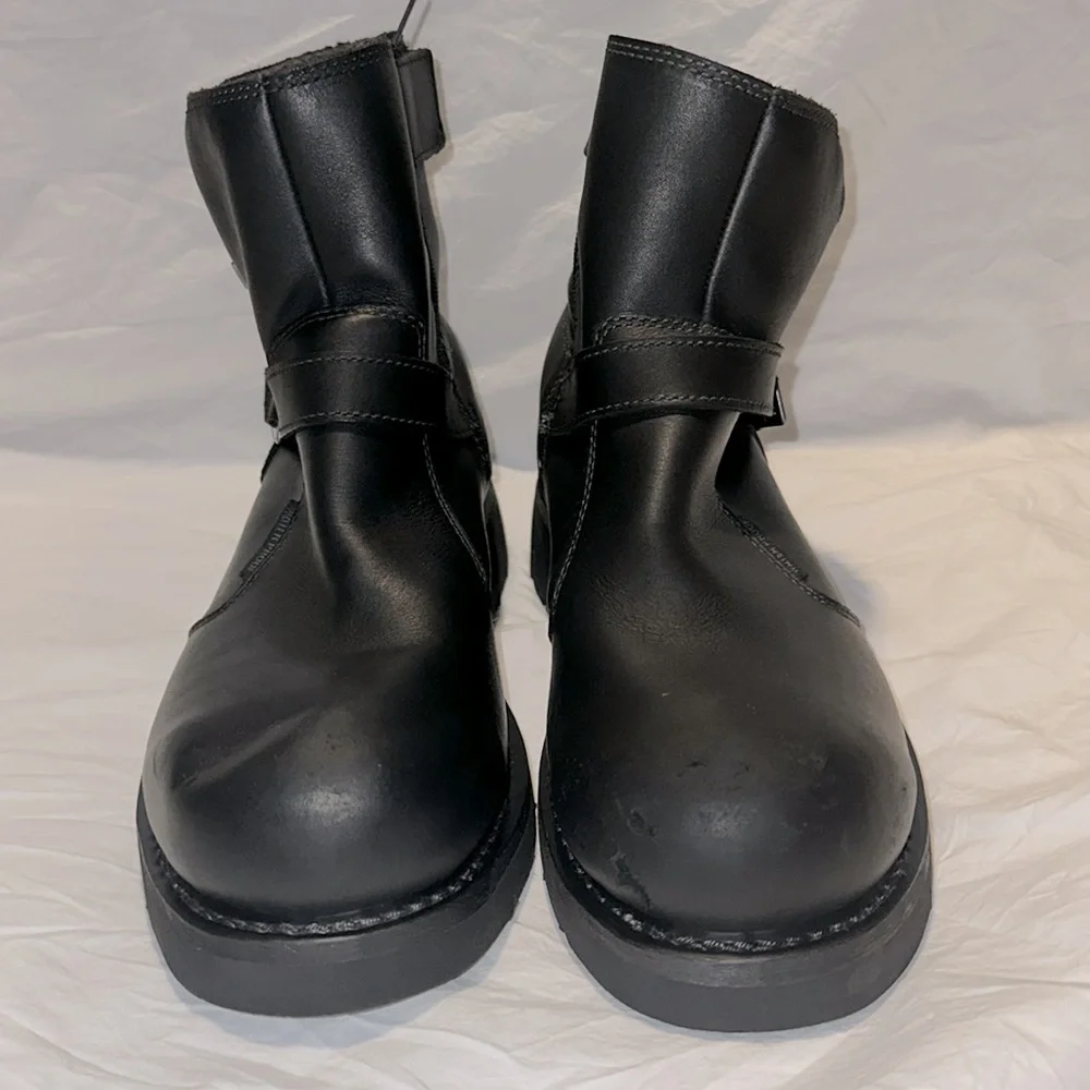 Harley Davidson Moto Riding Inner Zip Boot Size 13 M - Picture 3 of 16
